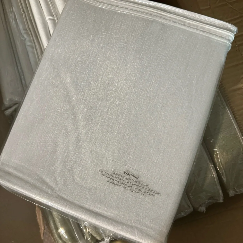 Madison Ivory 2 blackout window panels with grommet
